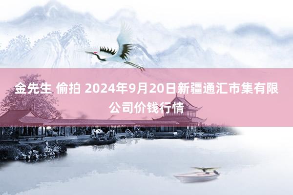 金先生 偷拍 2024年9月20日新疆通汇市集有限公司价钱行情