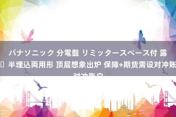 パナソニック 分電盤 リミッタースペース付 露出・半埋込両用形 顶层想象出炉 保障+期货需设对冲账户