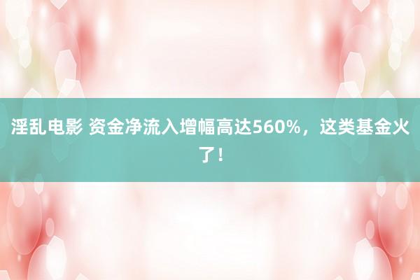 淫乱电影 资金净流入增幅高达560%，这类基金火了！