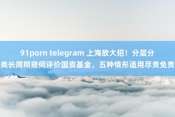 91porn telegram 上海放大招！分层分类长周期窥伺评价国资基金，五种情形适用尽责免责